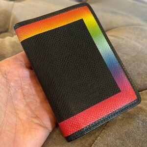 Louis Vuitton Taiga Rainbow Pocket Organizer /Cardholder